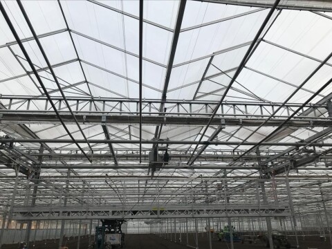 Constructies Glastuinbouw Monorail serviceplateau